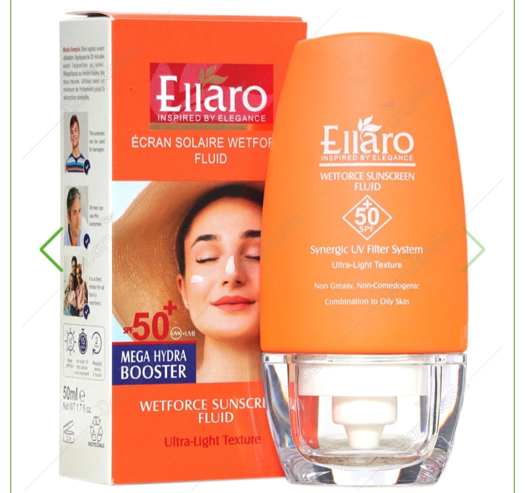 ضد آفتاب فلوئید وت فورس SPF50 الارو